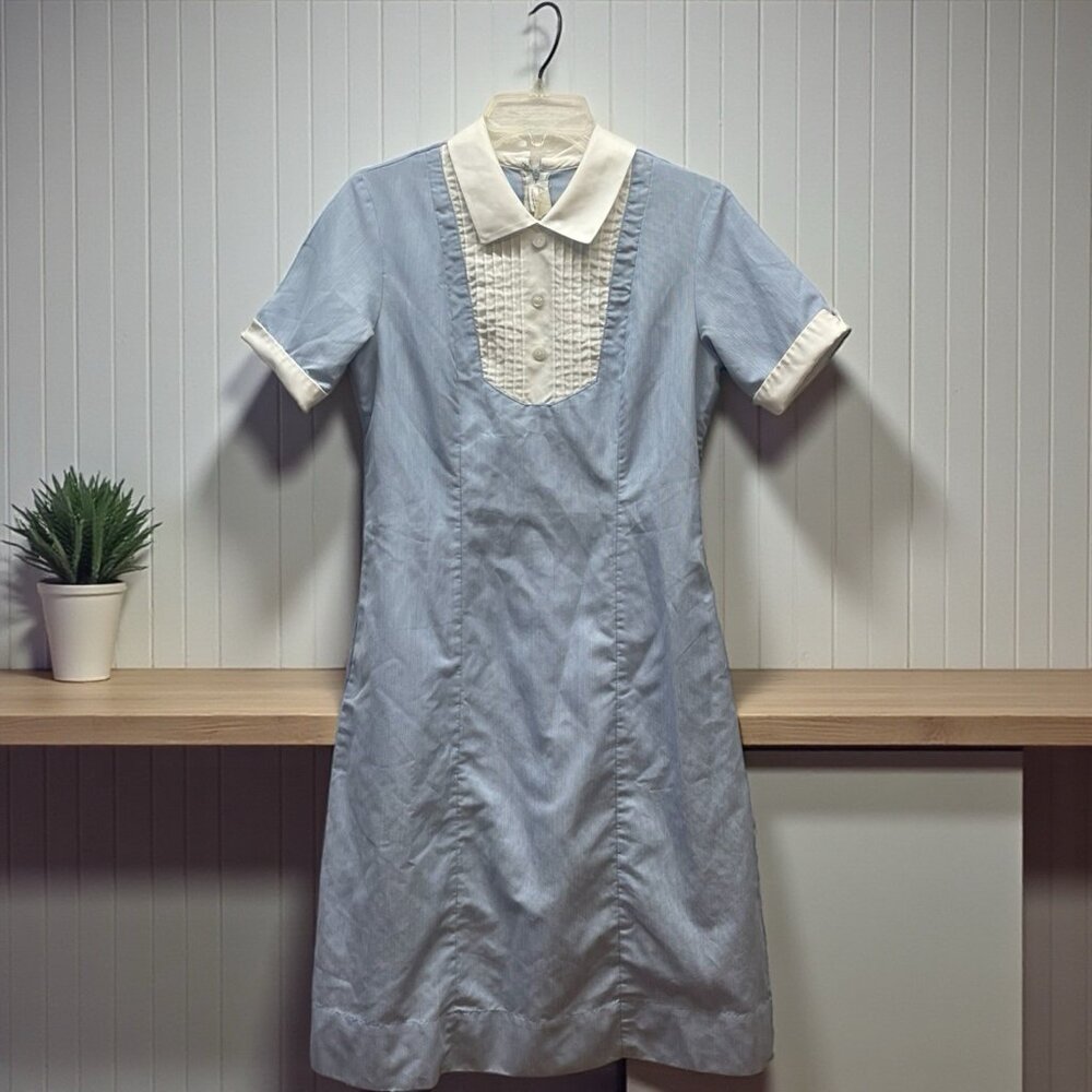 1940s Vintage Nurse Uniform Dress Size 10 Snowhite Milwaukee Uniforms Retro